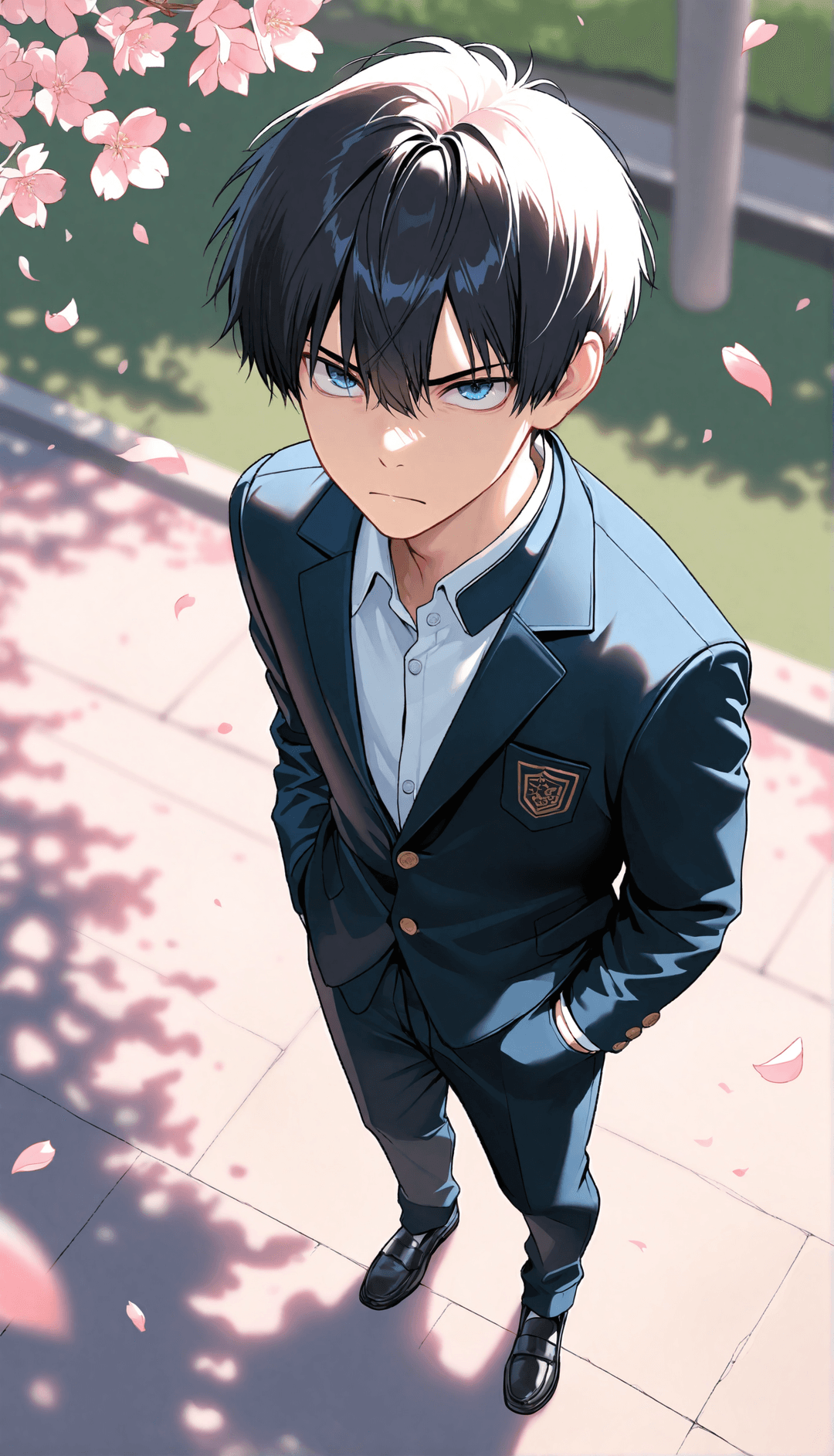Anime-style character in the Hassaku model